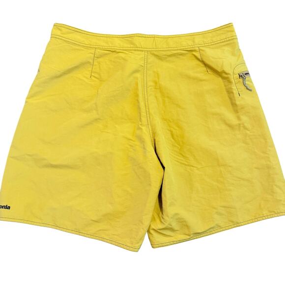 Patagonia Men’s Wavefarer yellow board short, Swim, Size 38 - Picture 7 of 7